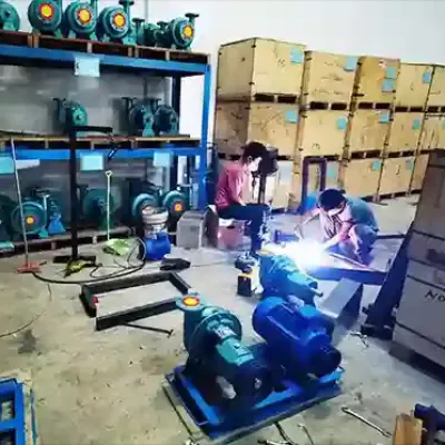 Fabrication Baseplate, Assembly & Setting Pump Set